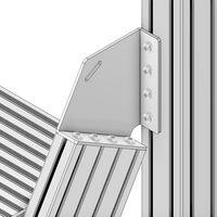 43-460-0 ALUMINUM PROFILE STAIR PART<br>60 DEGREE CONNECTION 45MM X 180MM STAIR STRINGER